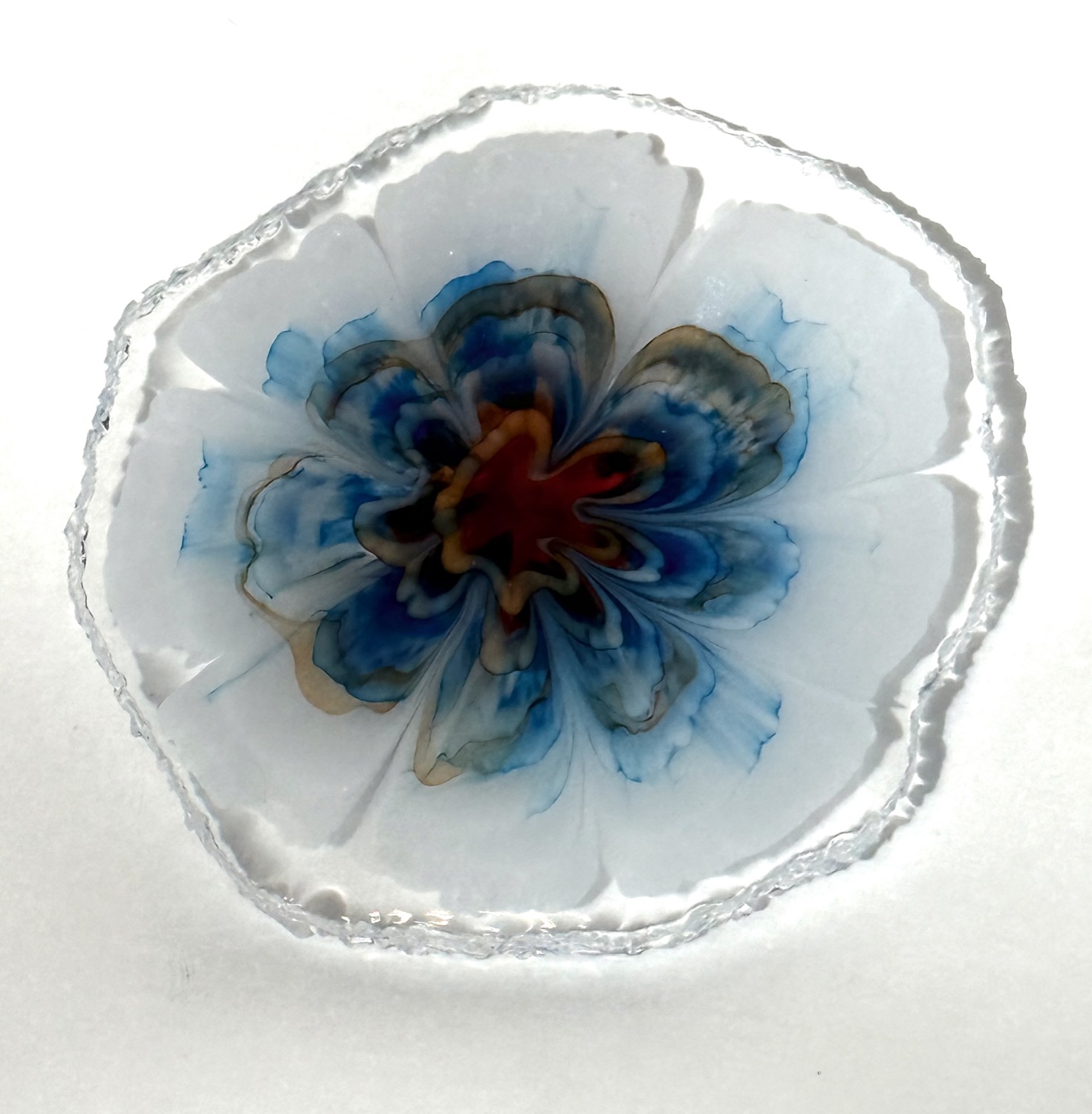 Blue burst coaster view 2