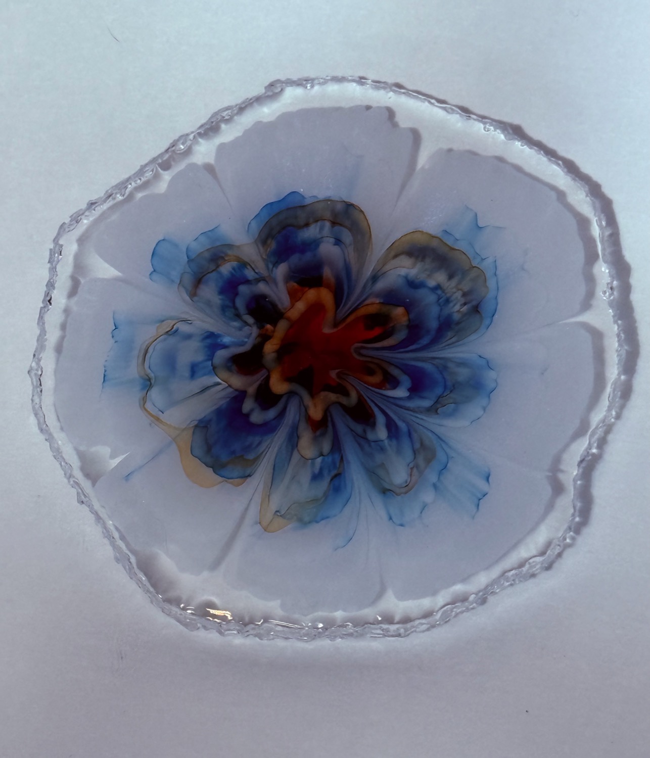 Blue burst coaster view 3