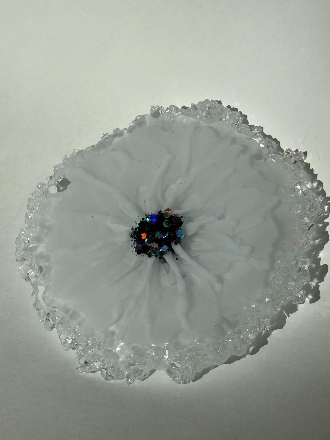 White daisy coaster view 4