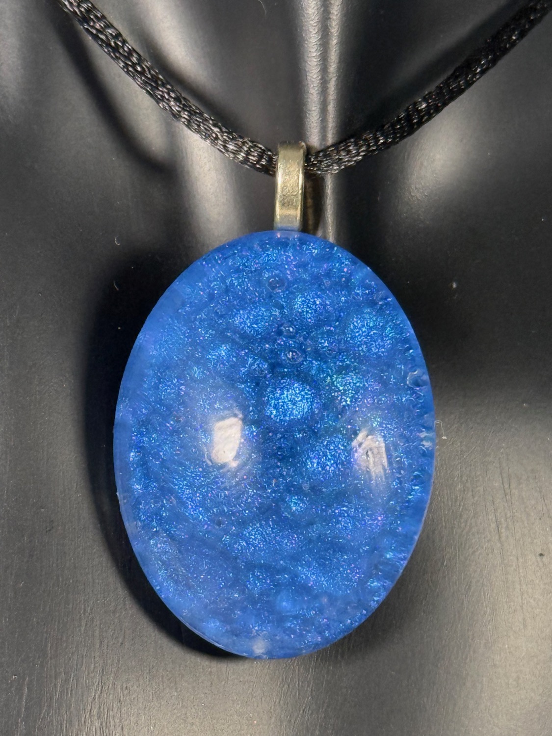 Ocean blue pendant view 6