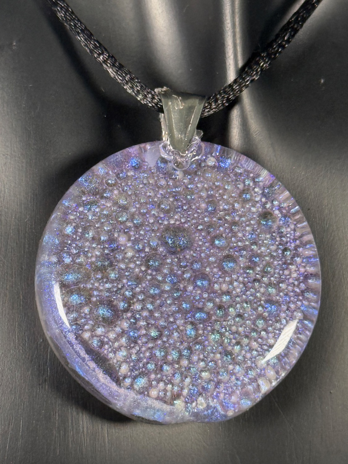 Periwinkle pendant view 2