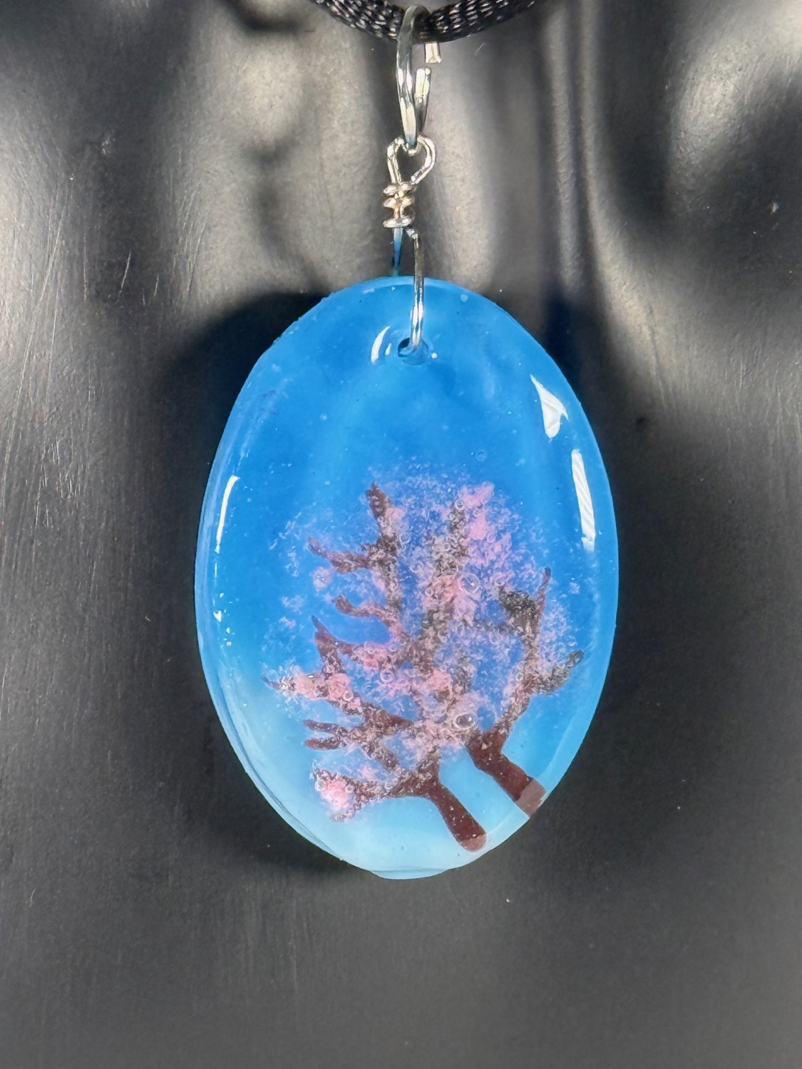 Cherry blossom tree pendant view 3