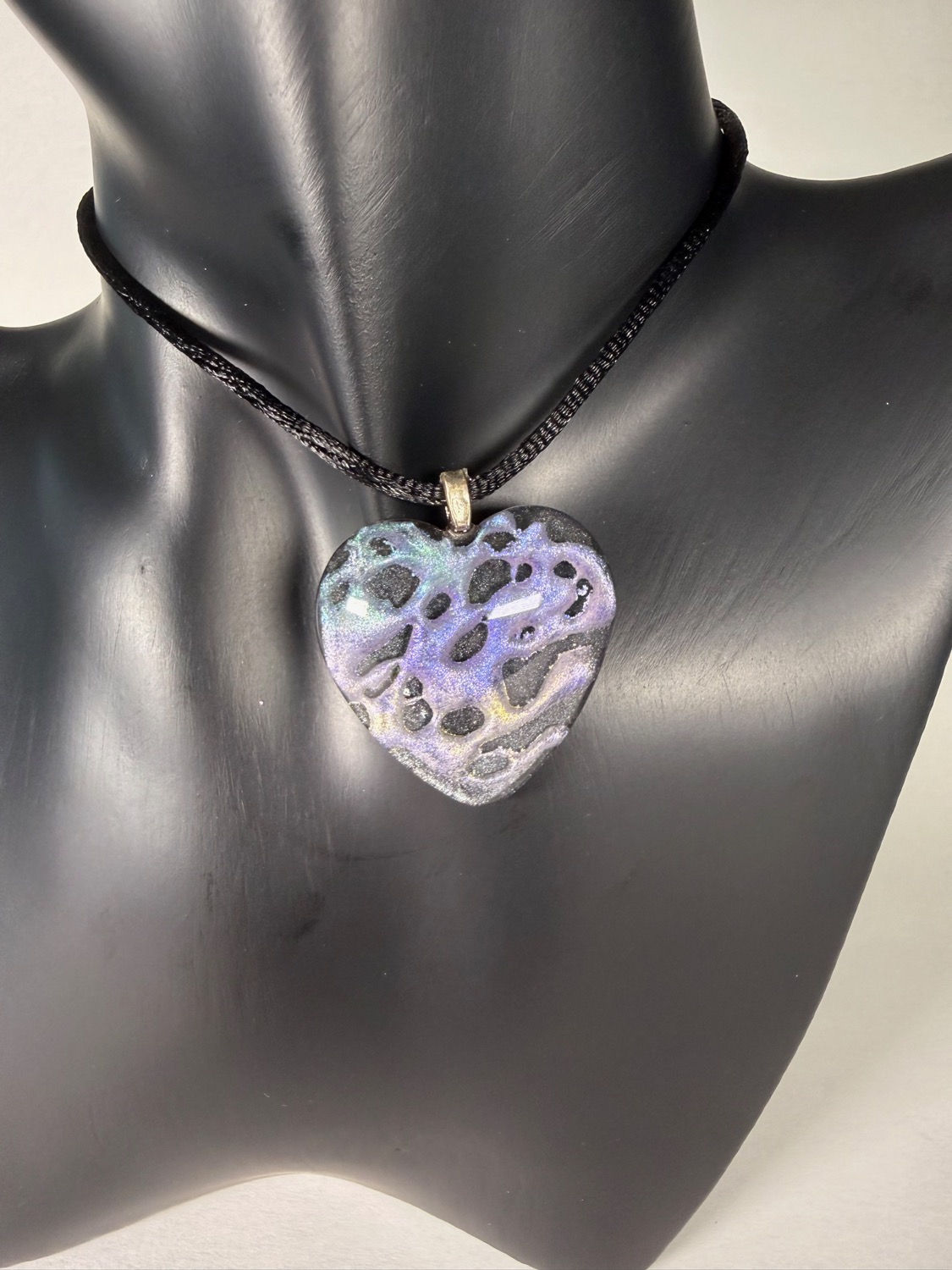 Silver void heart view 3