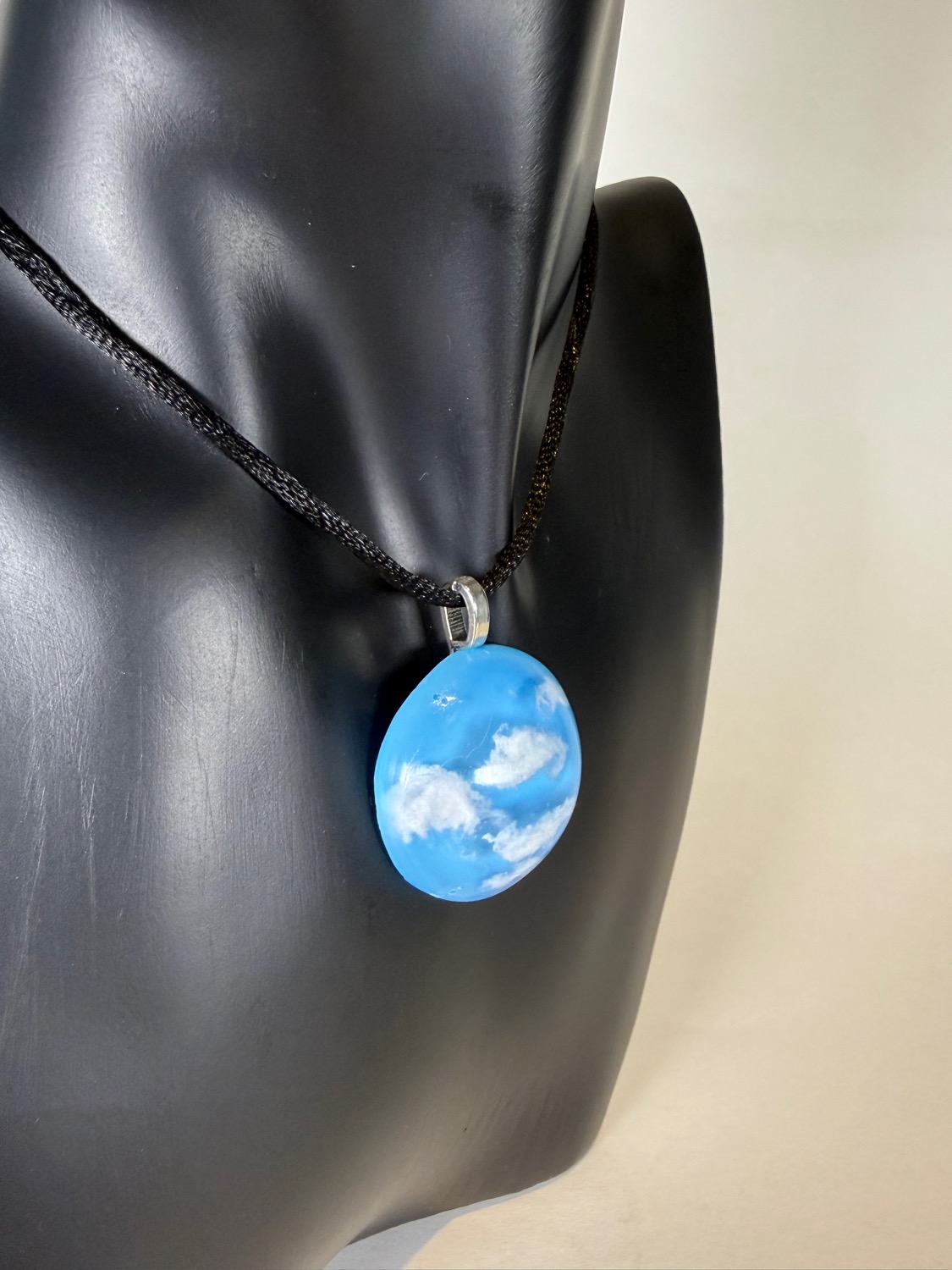 Blue sky circle view 3