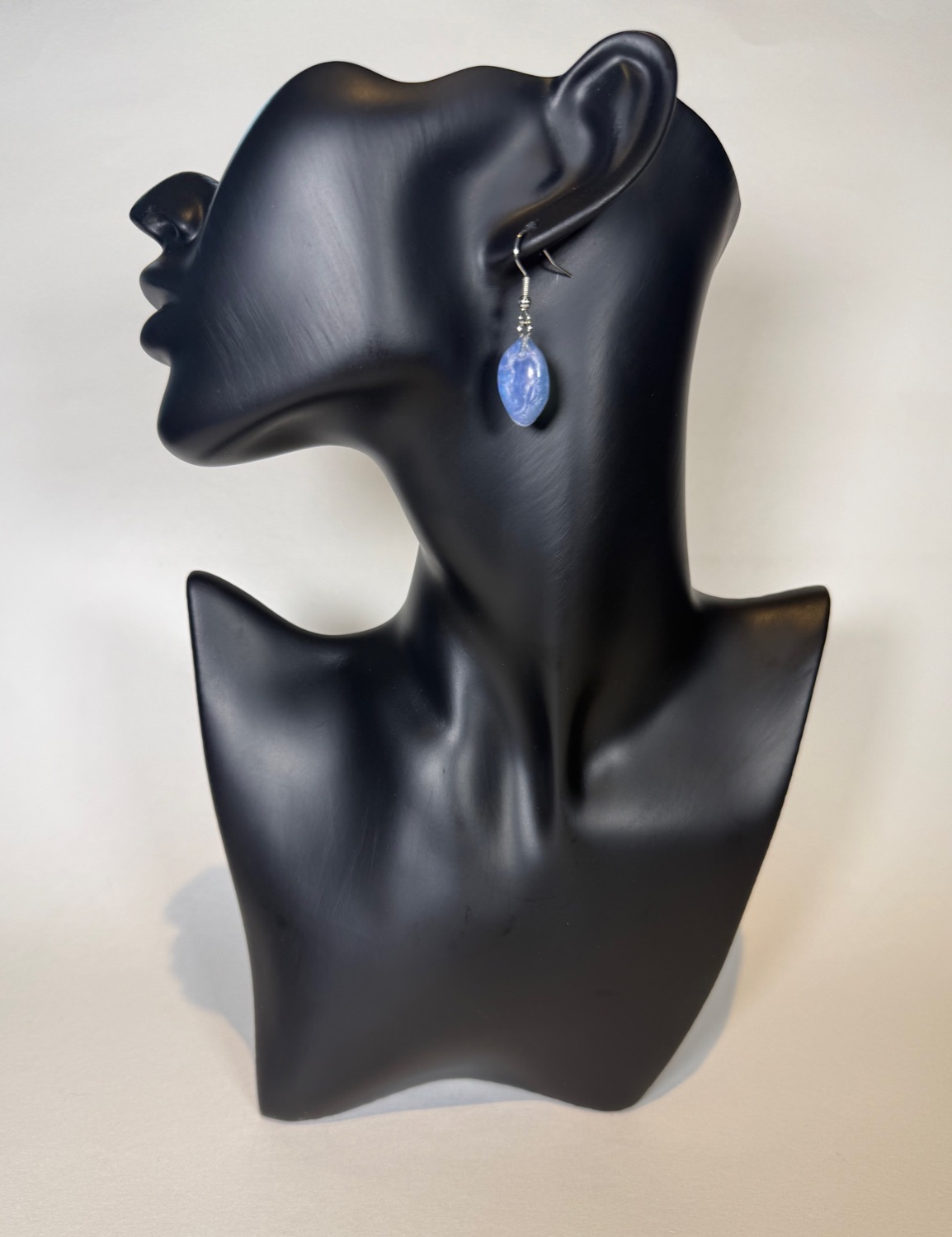 Periwinkle teardrop earrings