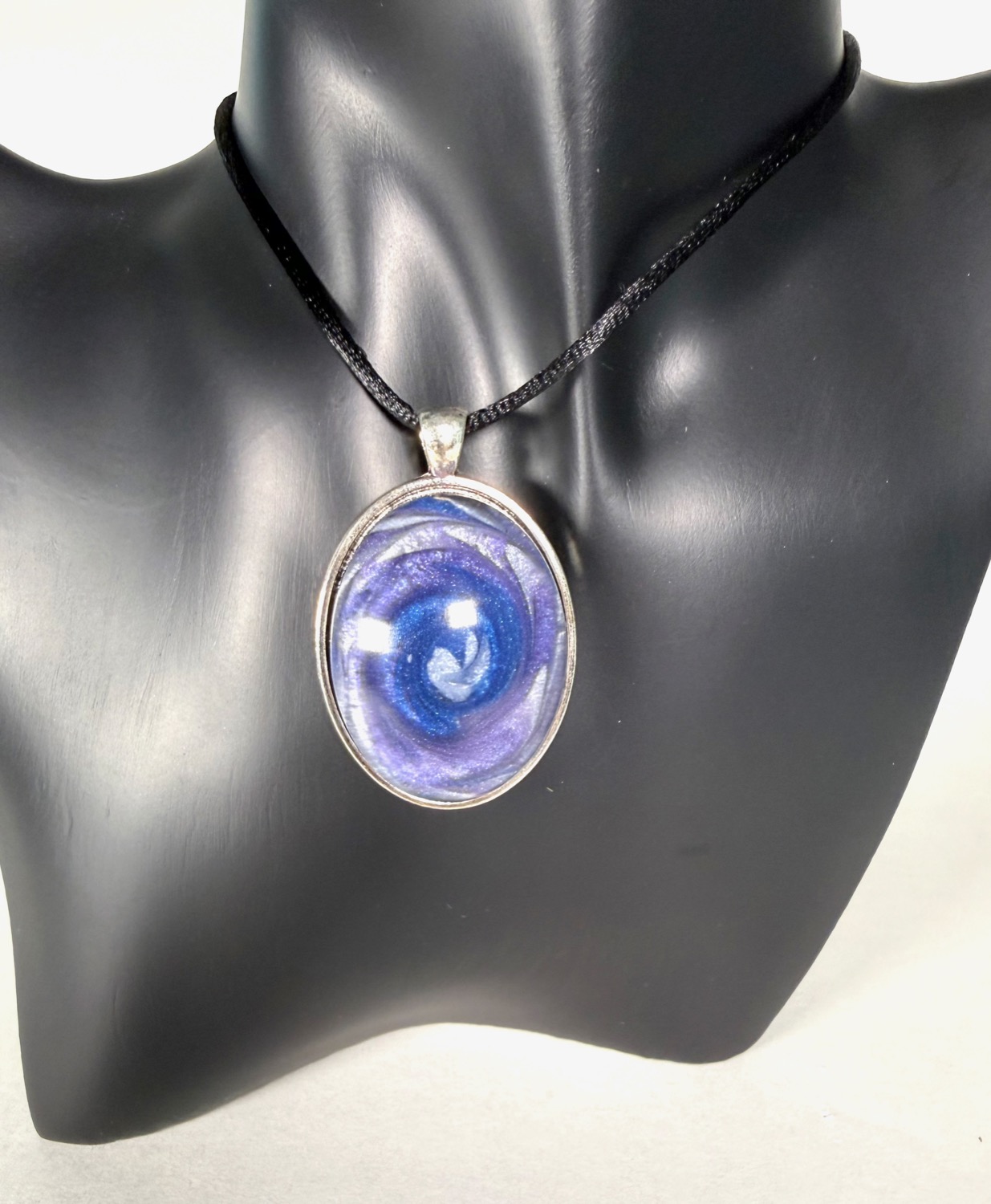 Galaxy swirl pendant view 2