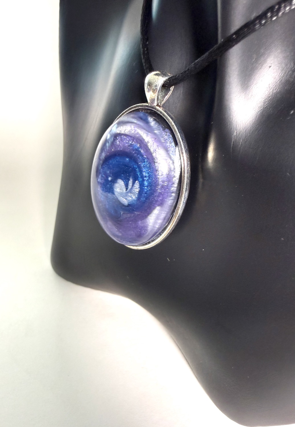 Galaxy swirl pendant view 4