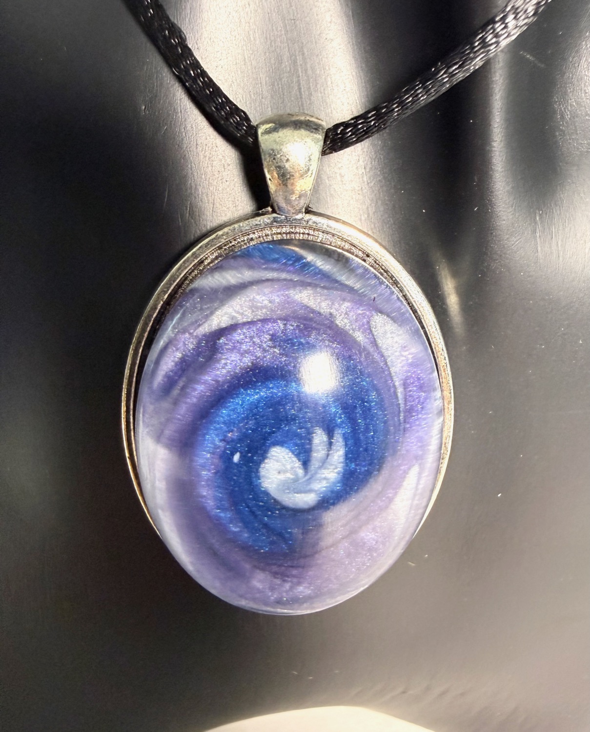 Galaxy swirl pendant view 5