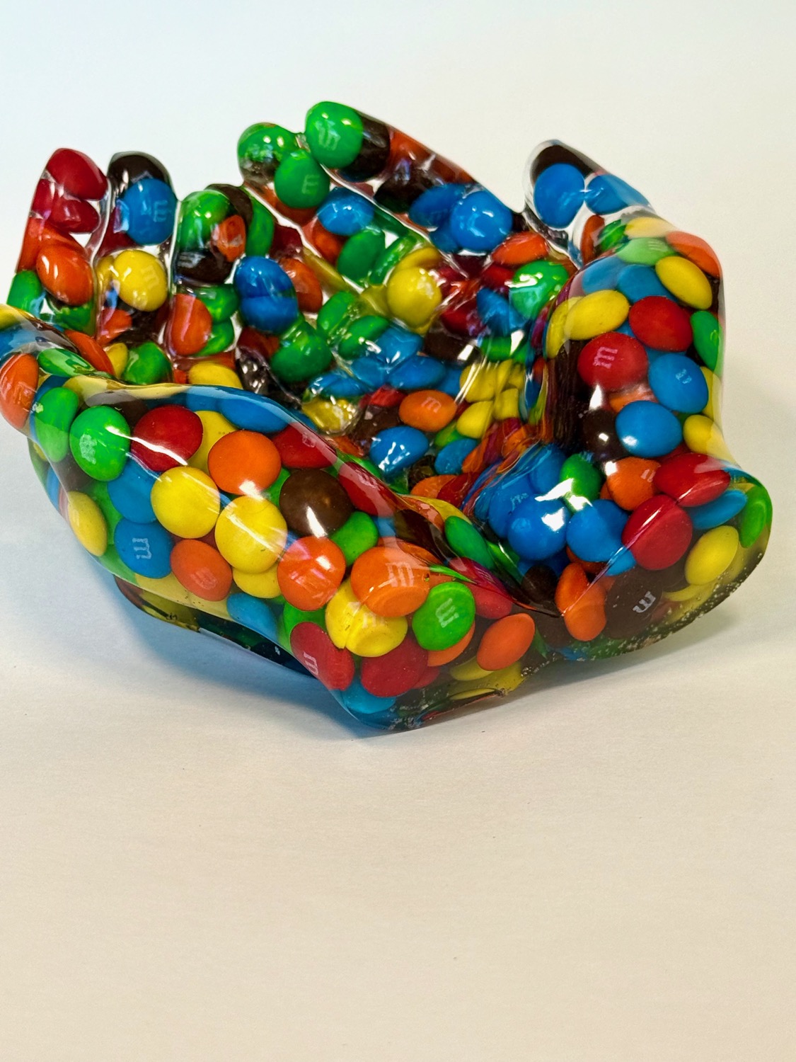 M&M Hands top view