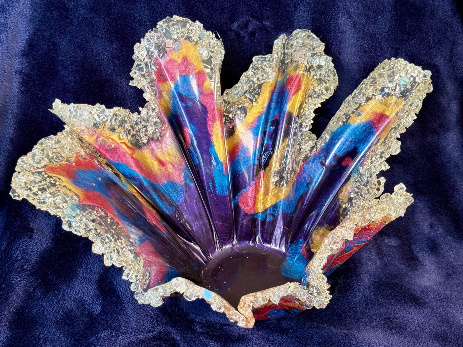 Kaleidoscope Bowl dark background