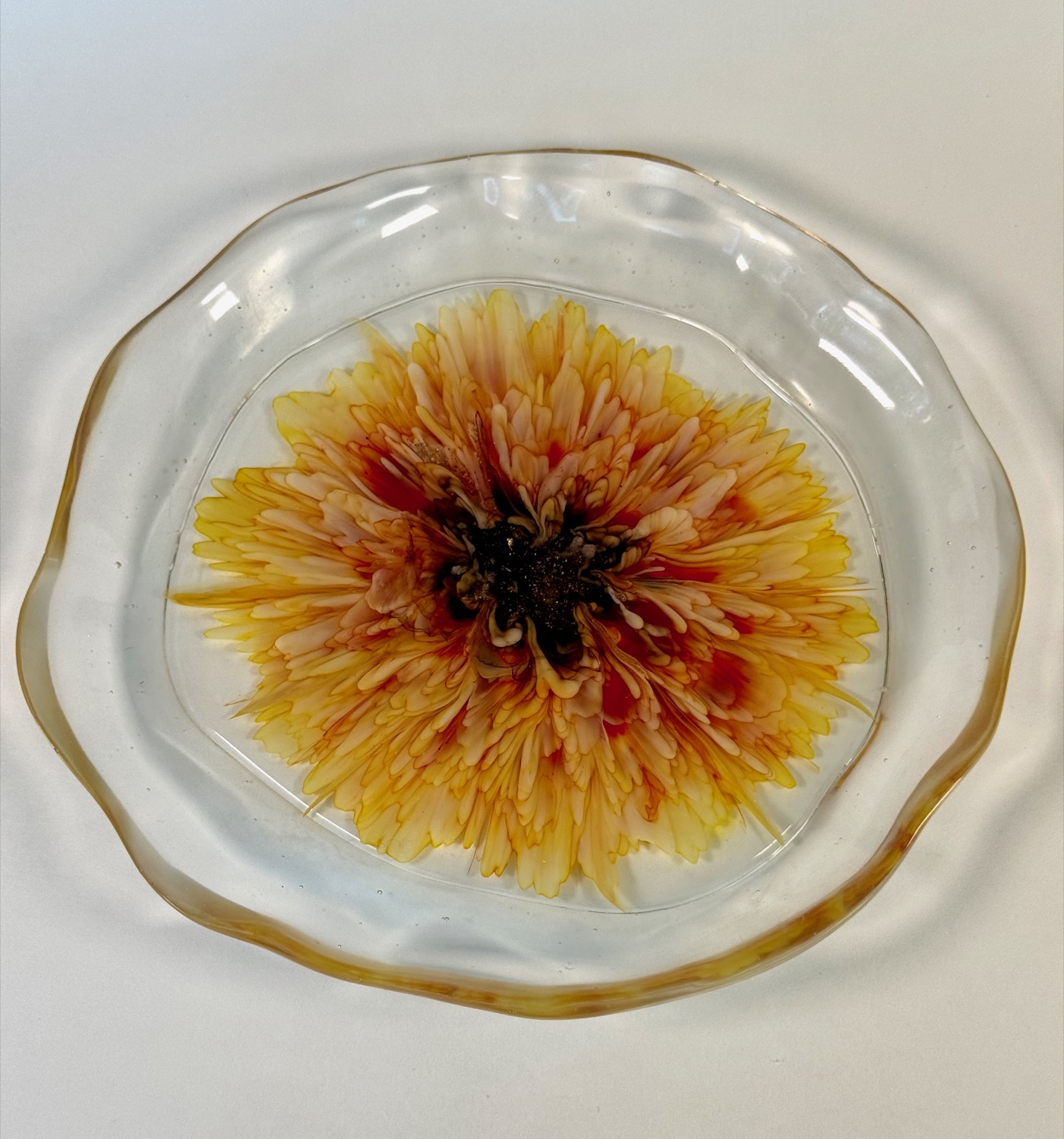 Chrysanthemum Plate view 3