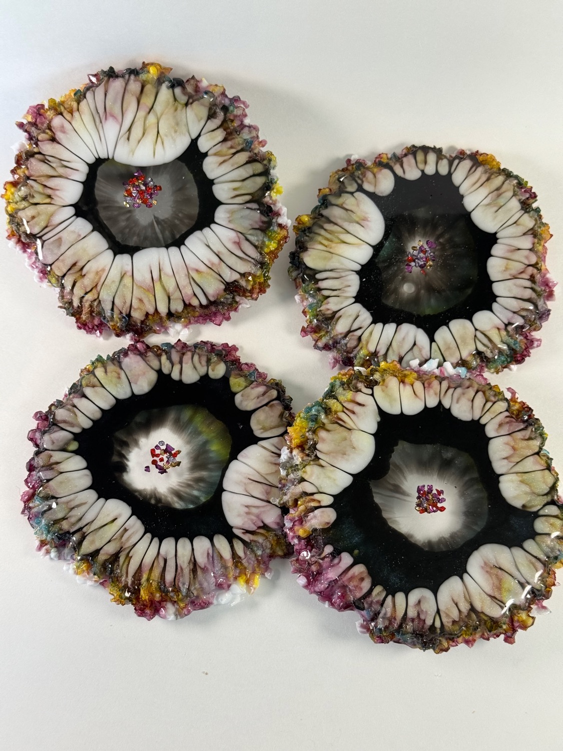 Galaxy Petal coasters view 2
