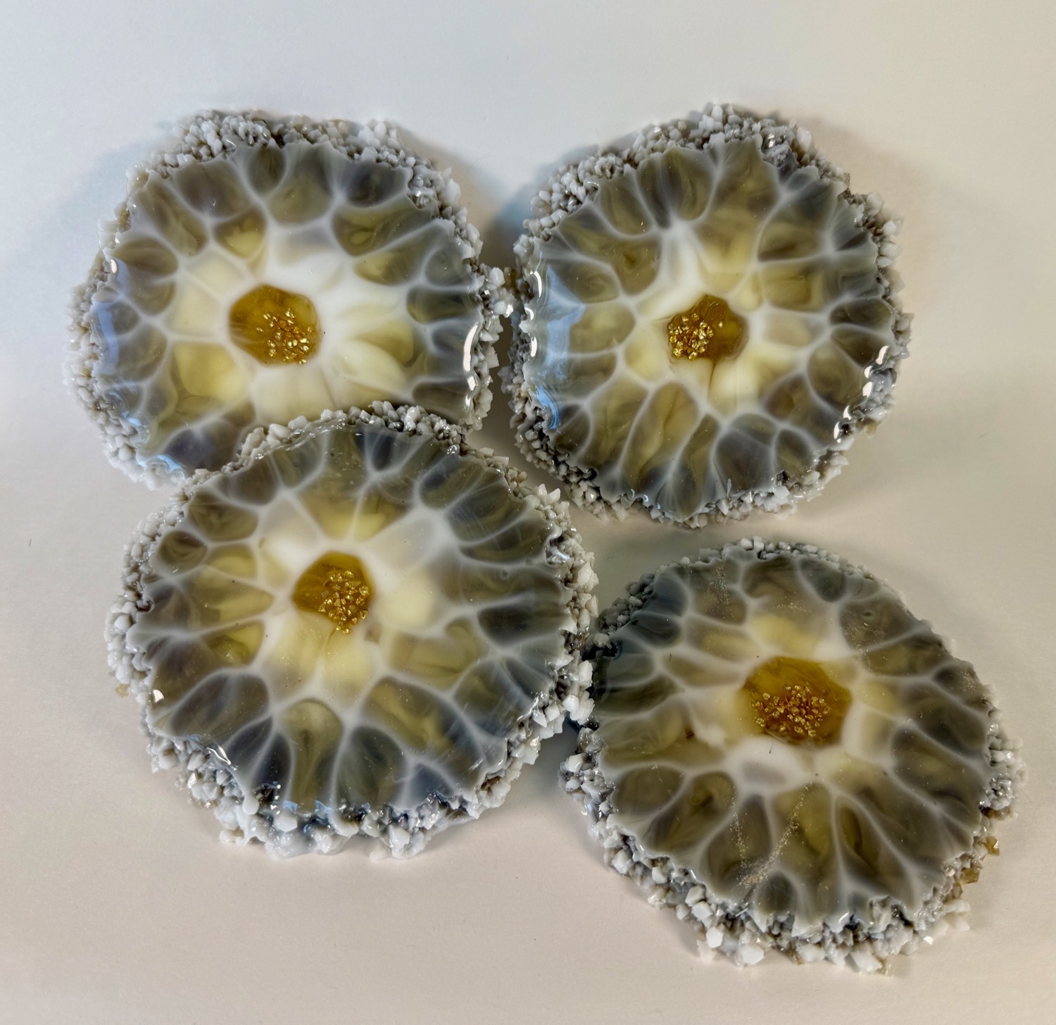 Stone Geode coasters view 2