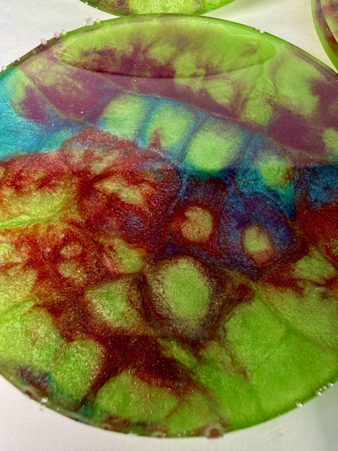 Fiesta coaster close-up