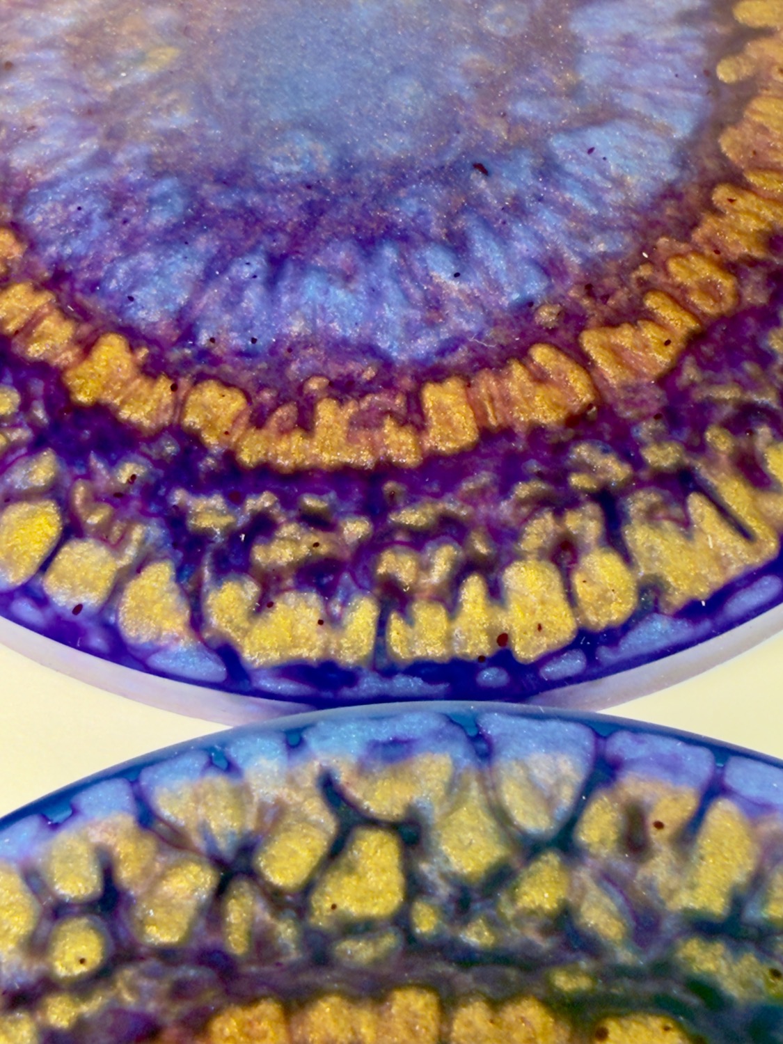 Royal Mandala coaster pattern detail