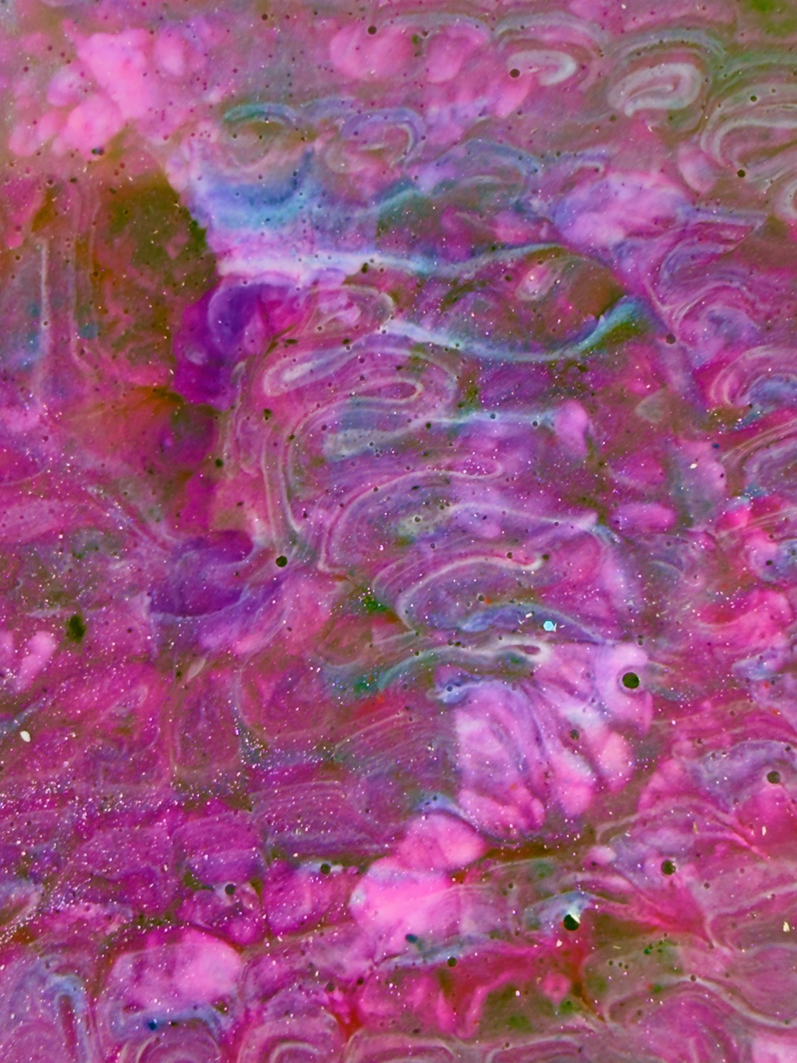 Berry Marble coaster swirl macro