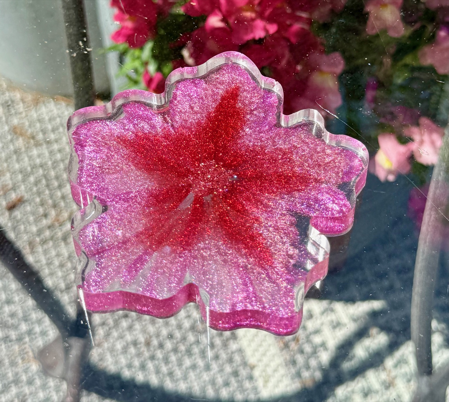 Orchid Blossom coaster outdoor view 2