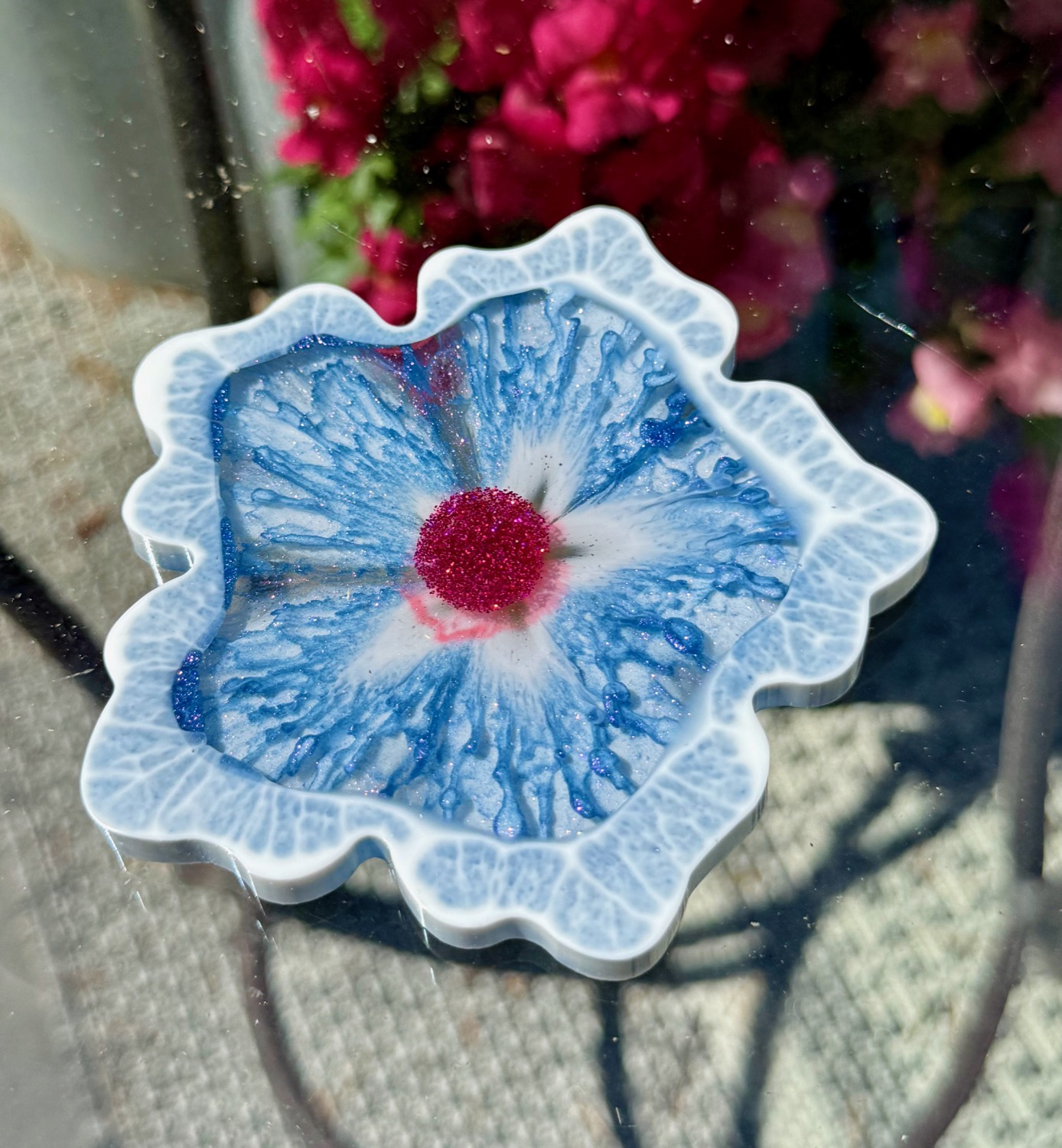 Meadow Blossom coaster outdoor view