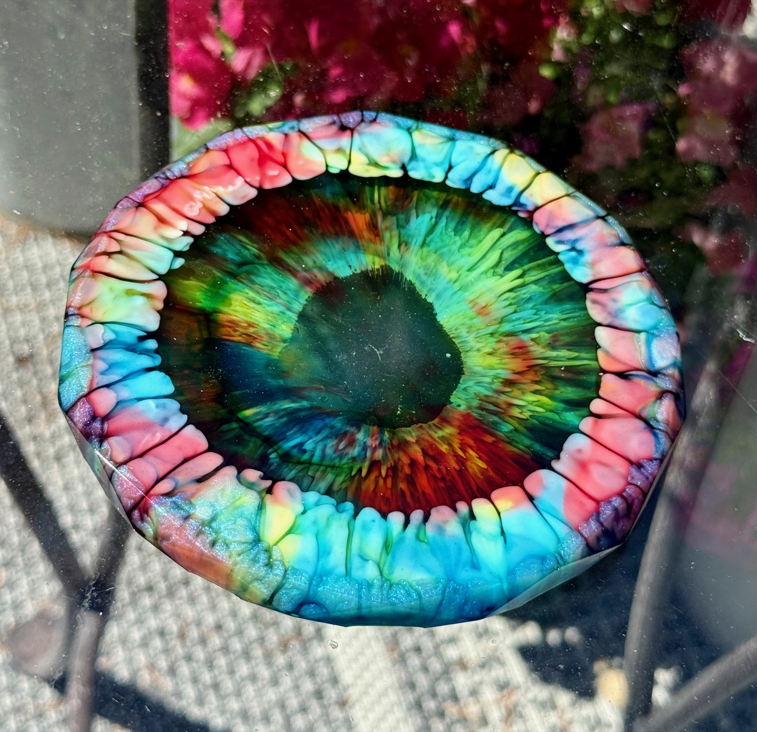 Prism Eye coaster outdoor view